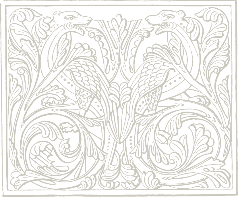 Decorative square pattern